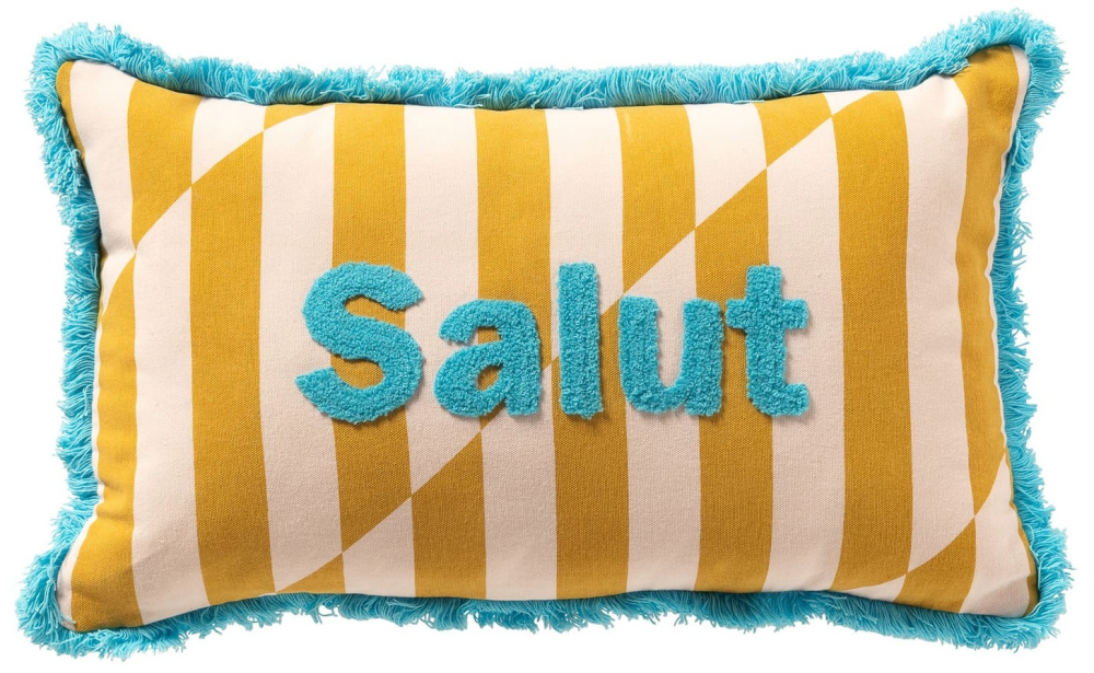 Dutch Decor Kissenhülle 'Salut' 30 x 50 cm Mineral Yellow - Gelb